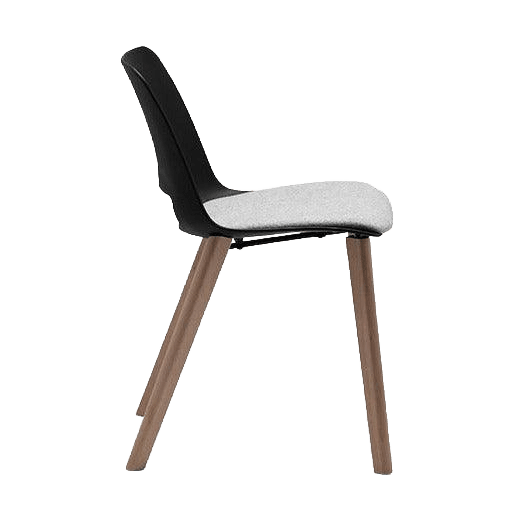 Unica Timber 4 Leg with Seat Pad Meeting & Visitor Chairs