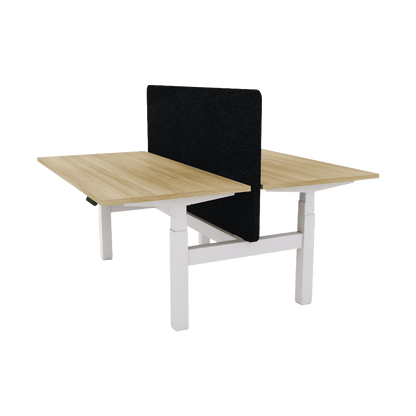 Agile Motion - Electric Height Adjustable Double Sided Workstation With Screen Multi-Person Desks