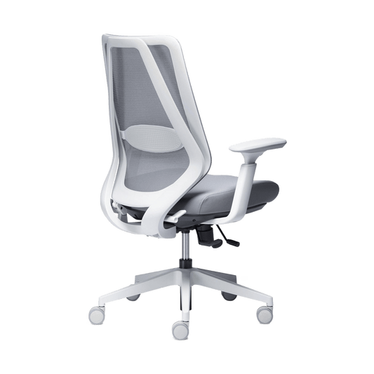 Voka White Grey Task Chair Task & Operator Chairs