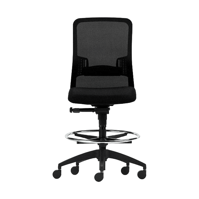 Graphite Ergonomic Drafting Chair Stools & High Seating