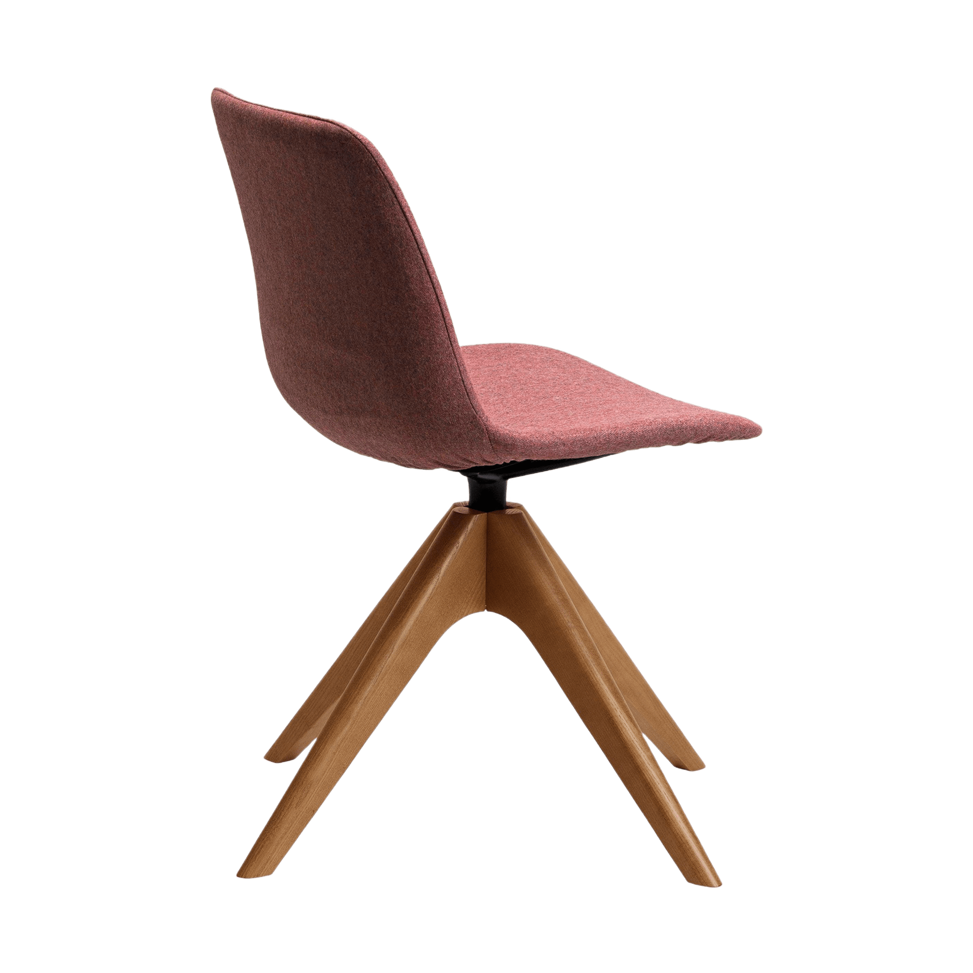 Unica Timber Swivel Upholstered Chair Meeting & Visitor Chairs