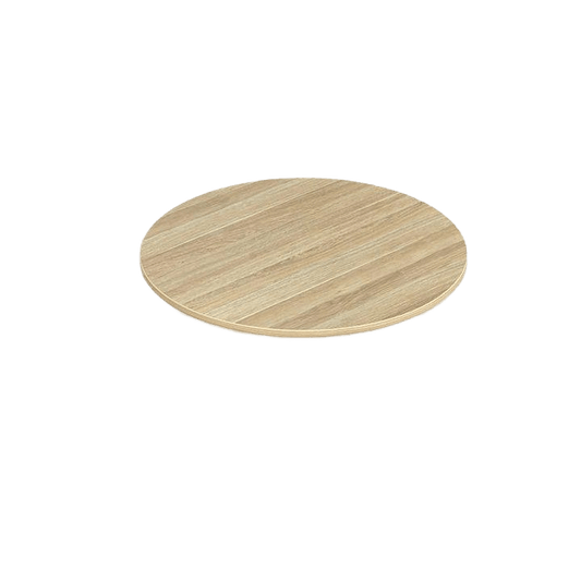 Round Worktop in New Oak Components