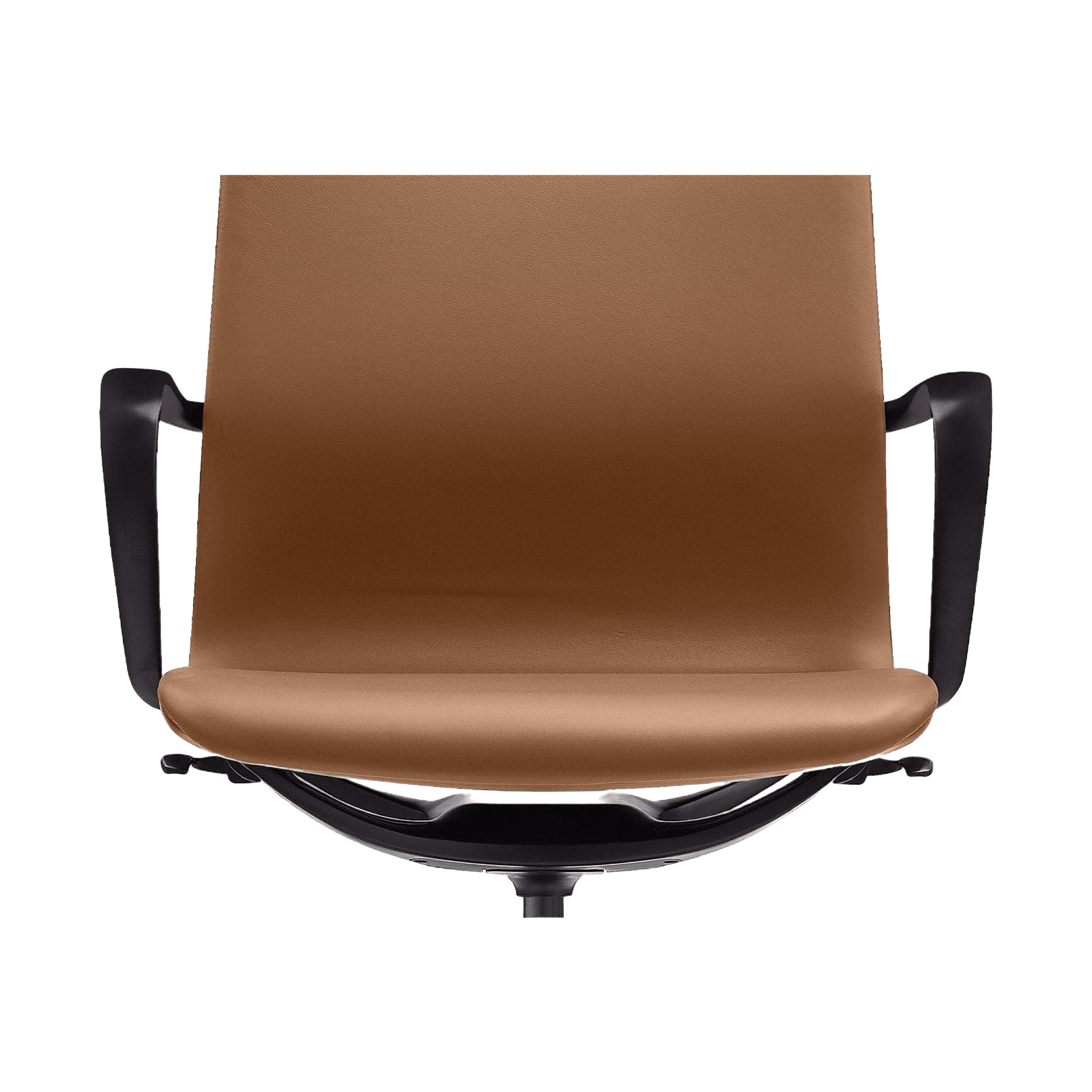 Meta Executive Meeting Chair in Tan Leather Executive & Boardroom Chairs