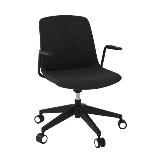 Vista Swivel Padded Chair Fully Upholstered Meeting & Visitor Chairs