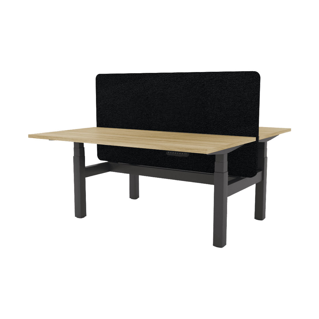 Agile Motion - Electric Height Adjustable Double Sided Workstation With Screen Multi-Person Desks