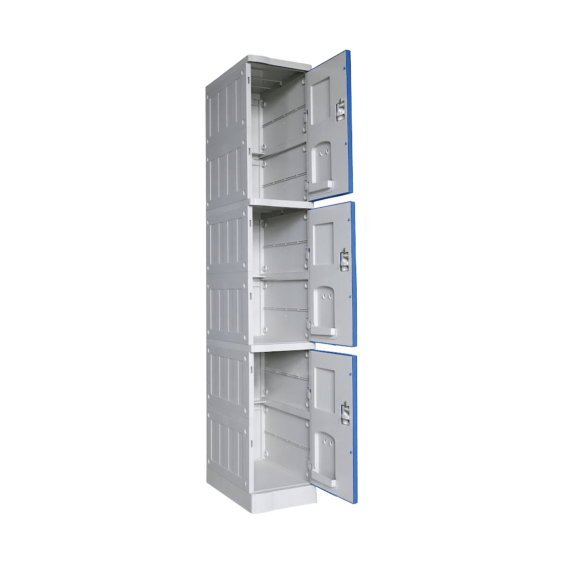 Steelco 3 Door ABS Plastic Locker Lockers & Secure Storage