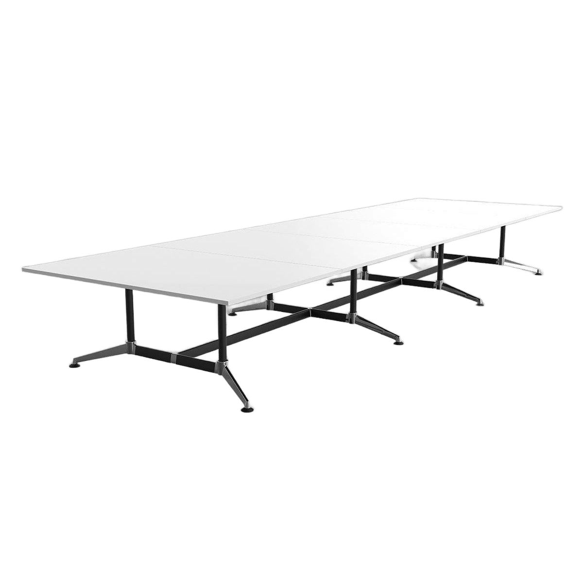 Modulus Boardroom Table with Twin Post Legs Meeting & Boardroom Tables