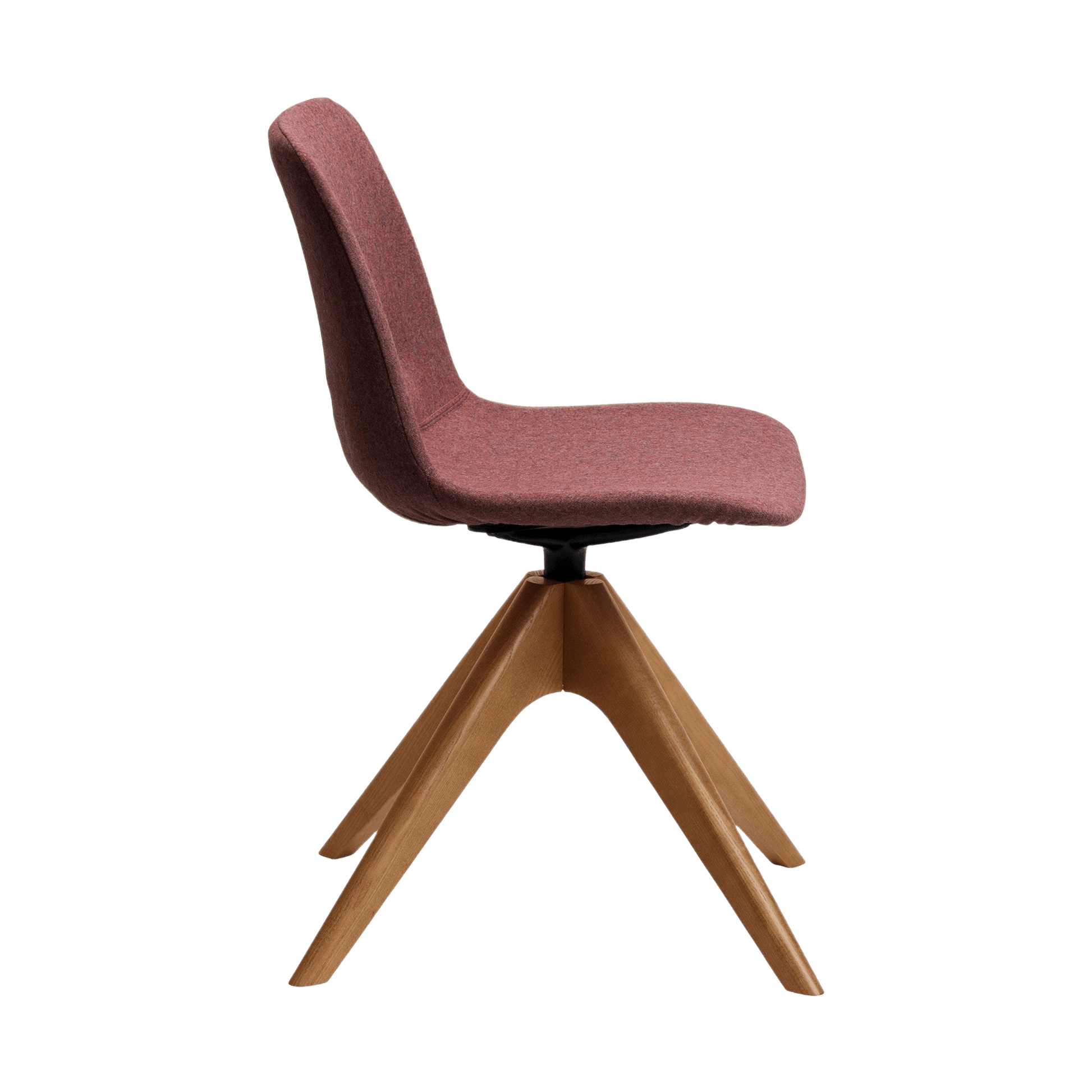 Unica Timber Swivel Upholstered Chair Meeting & Visitor Chairs