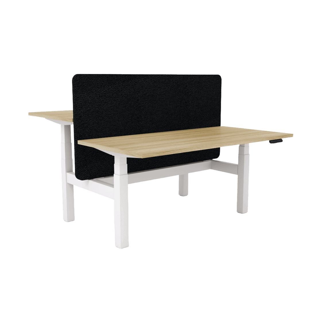 Agile Motion - Electric Height Adjustable Double Sided Workstation With Screen Multi-Person Desks