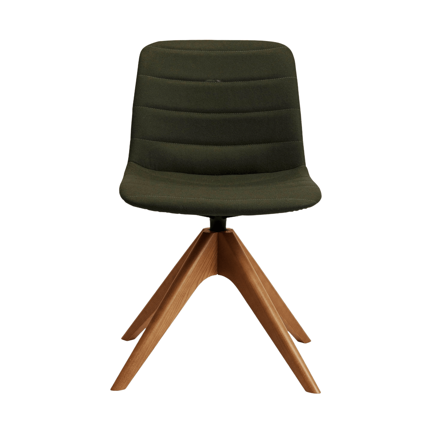 Unica Timber Swivel Upholstered Chair Meeting & Visitor Chairs