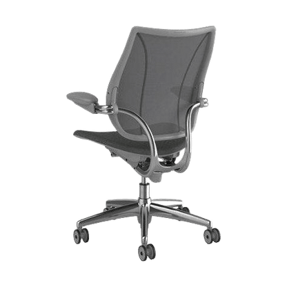 Humanscale Liberty Ergonomic Task Chair with Adjustable Arms In Grey Task & Operator Chairs