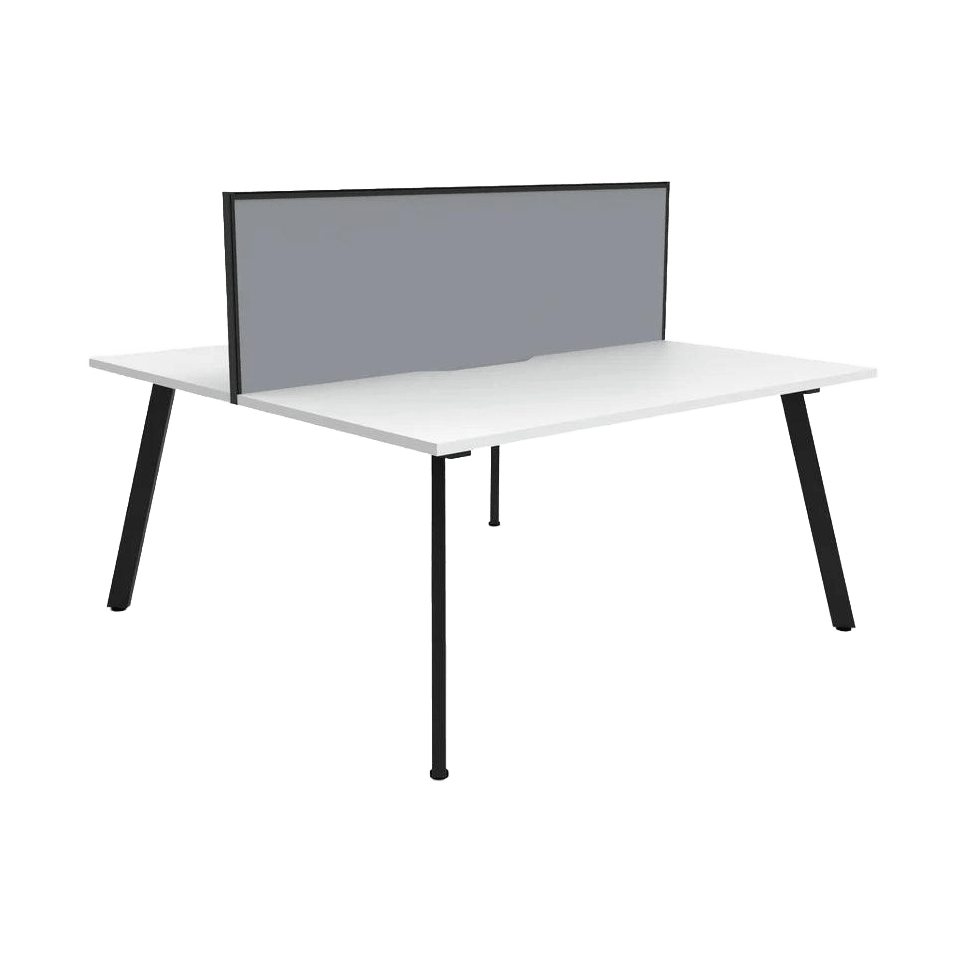 Eternity 2 Person Double Sided Workstations with Screen Multi-Person Desks