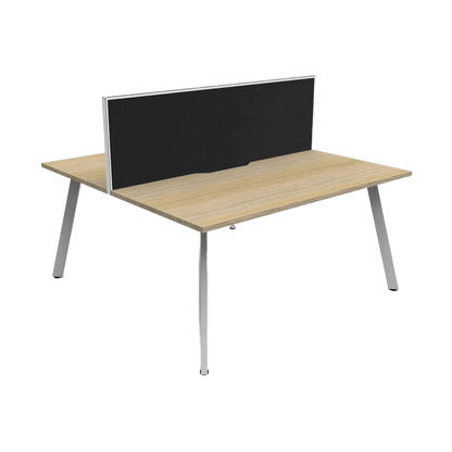 Eternity 2 Person Double Sided Workstations with Screen Multi-Person Desks