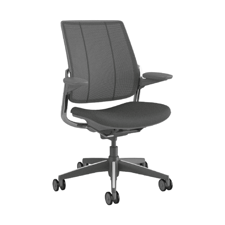 Humanscale Diffrient Smart Office Chair in Grey Task & Operator Chairs