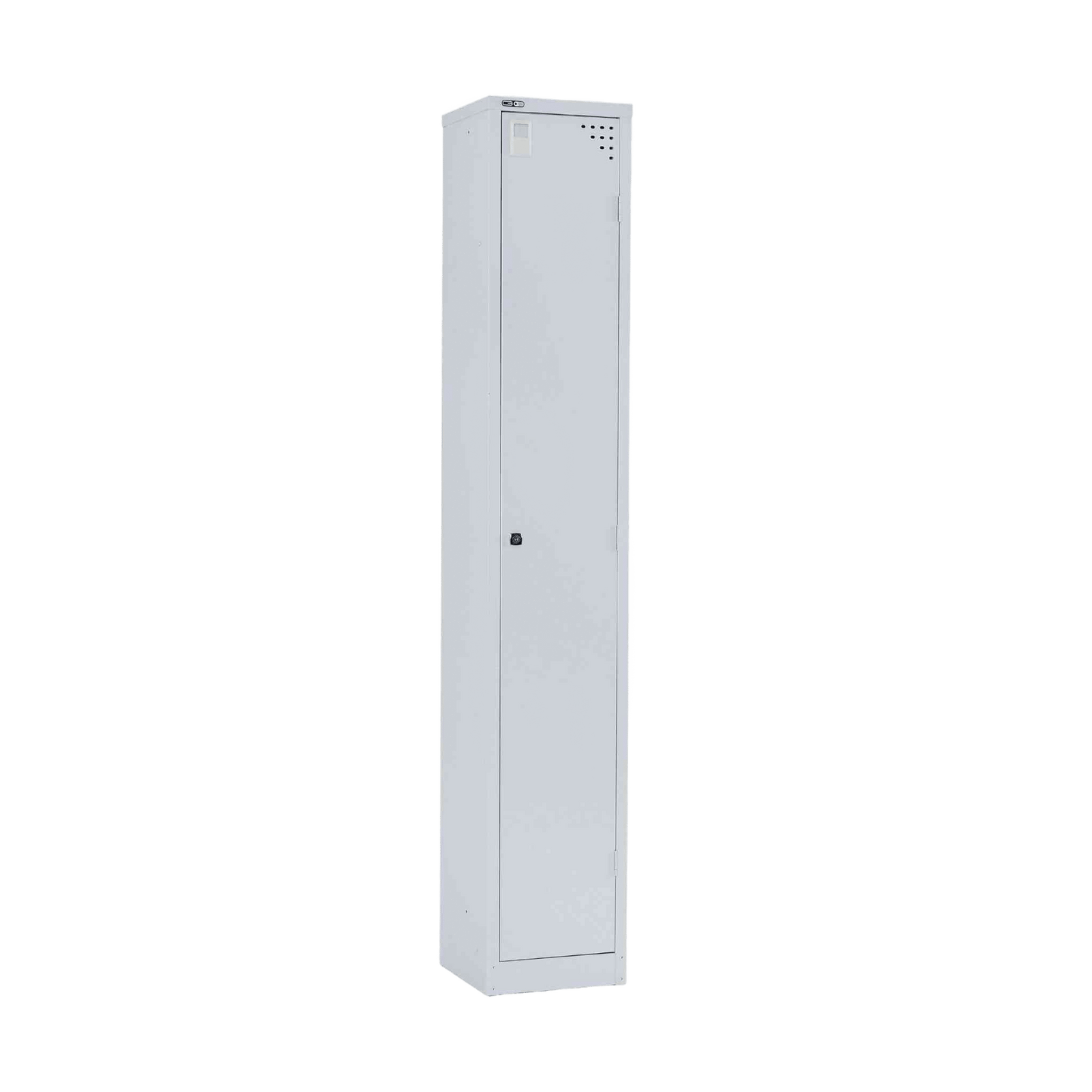 Go Single Door Steel Locker in White Lockers & Secure Storage