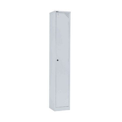 Go Single Door Steel Locker in White Lockers & Secure Storage