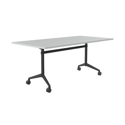 Modulus Mobile Flip Table with All Black Legs Folding & Multi-Purpose Tables