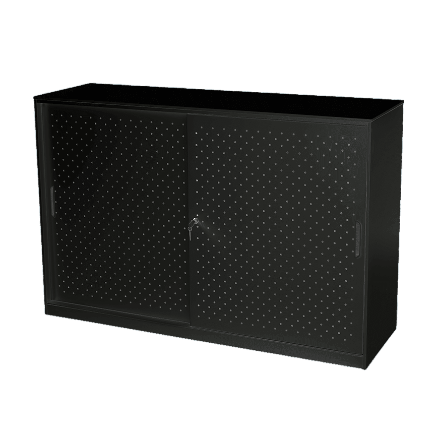 Go Perforated Sliding Door Cupboard Cupboards & Shelving
