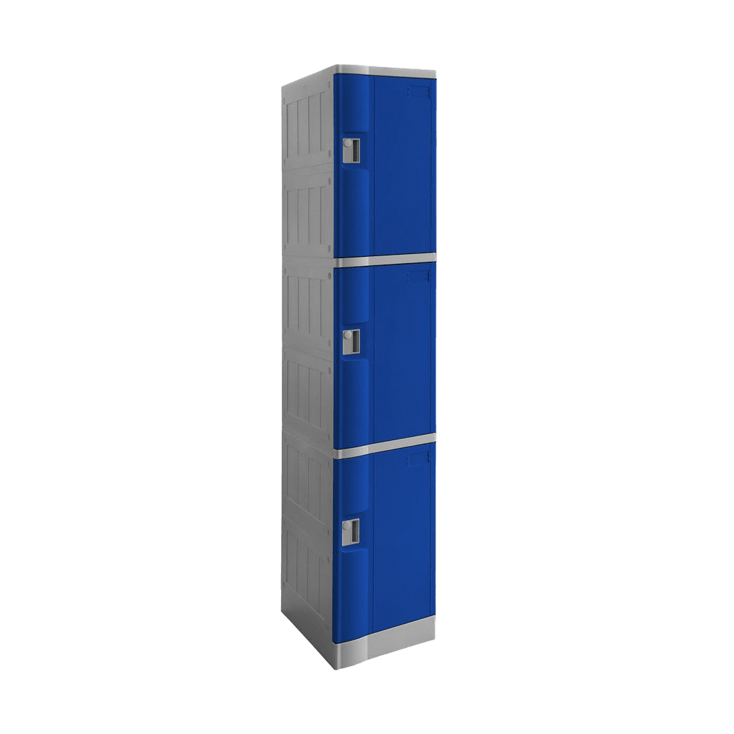 Steelco 3 Door ABS Plastic Locker Lockers & Secure Storage