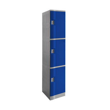 Steelco 3 Door ABS Plastic Locker Lockers & Secure Storage