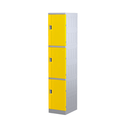 Steelco 3 Door ABS Plastic Locker Lockers & Secure Storage