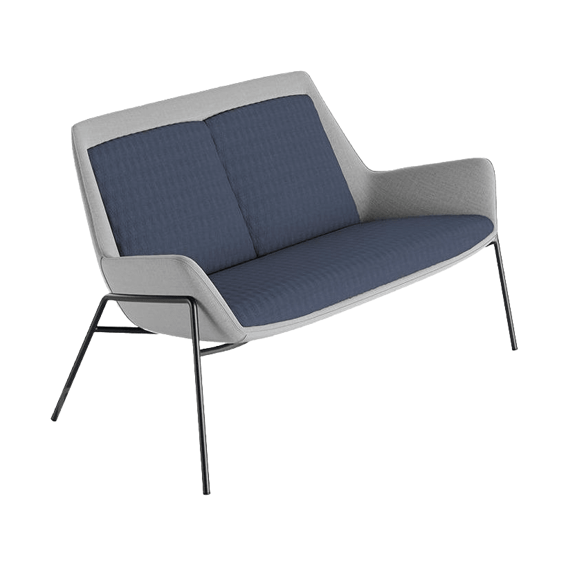 Aquila Two Seater Low Back Office Lounge Lounges & Soft Seating