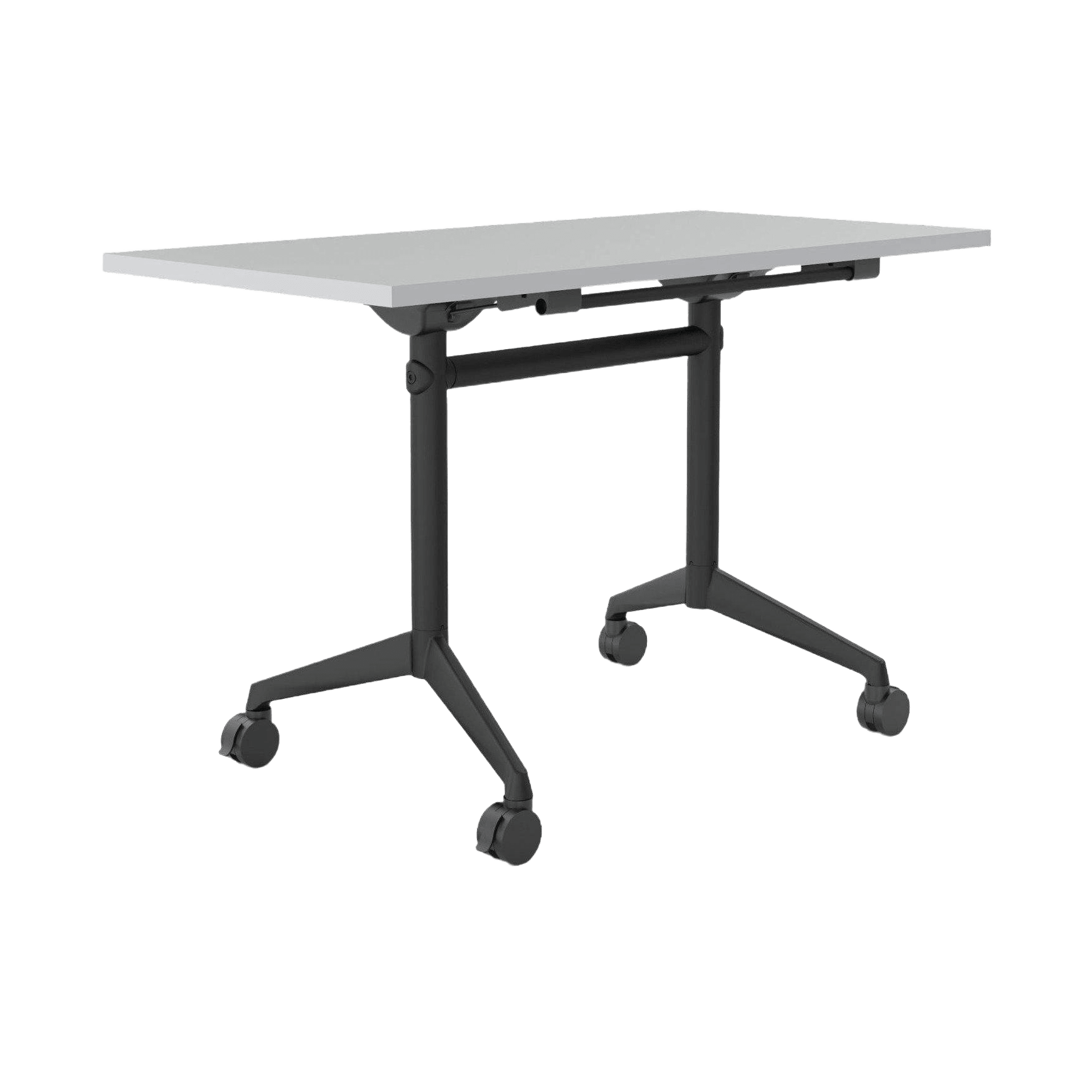 Modulus Mobile Flip Table with All Black Legs Folding & Multi-Purpose Tables