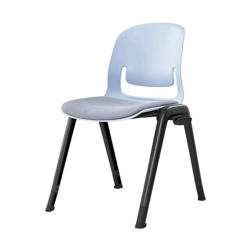 Palette Black Aluminuim 4 - Leg Chair Black Black PU