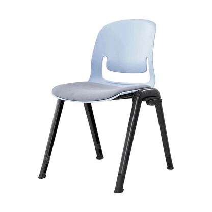 Palette Black Aluminuim 4 - Leg Chair Black Black PU