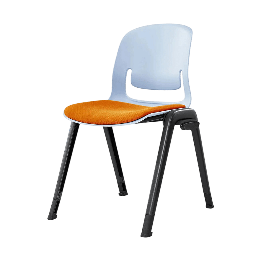 Palette Black Aluminuim 4 - Leg Chair Black Black PU