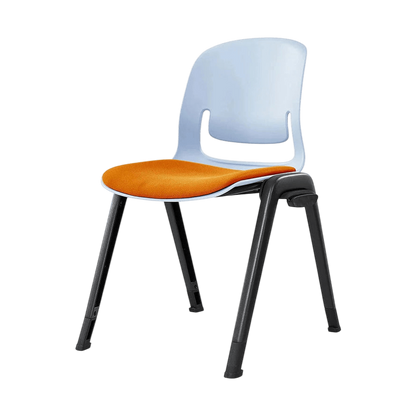 Palette Black Aluminuim 4 - Leg Chair Black Black PU