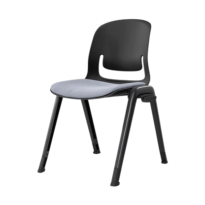 Palette Black Aluminuim 4 - Leg Chair Black Black PU
