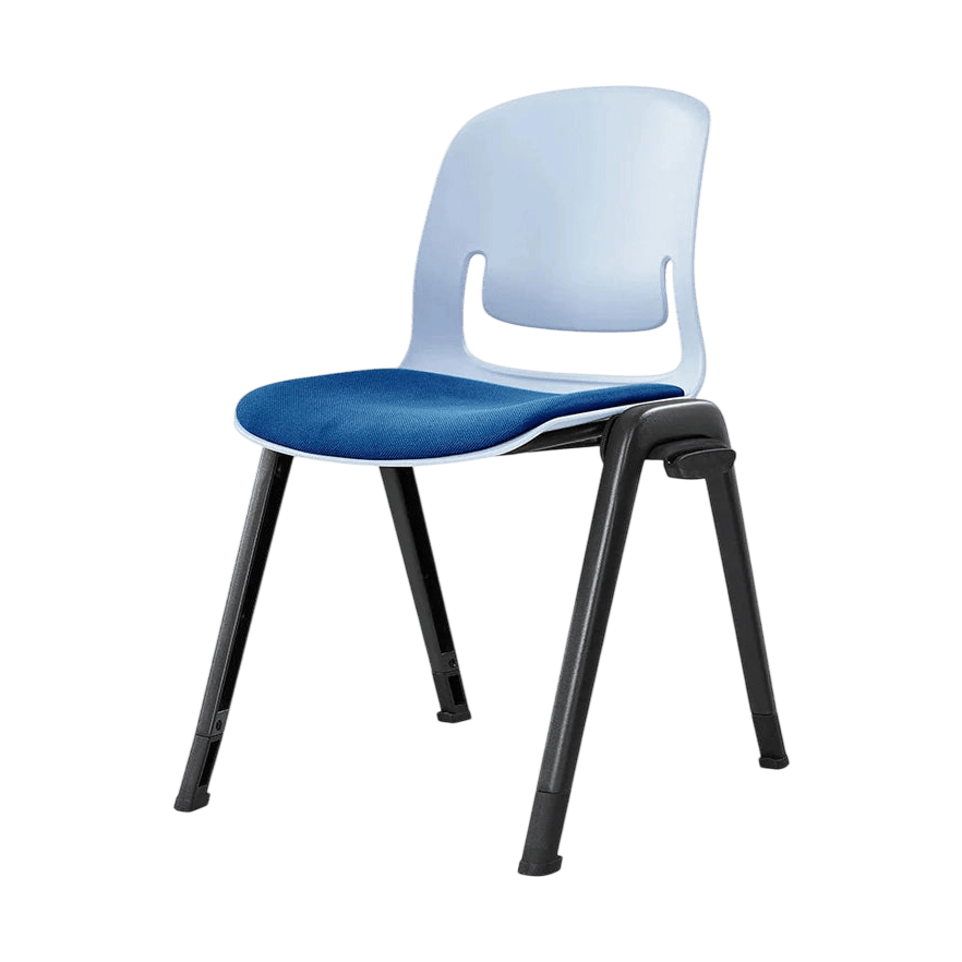 Palette Black Aluminuim 4 - Leg Chair Black Black PU