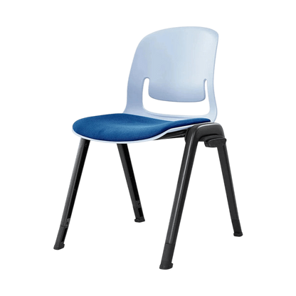 Palette Black Aluminuim 4 - Leg Chair Black Black PU