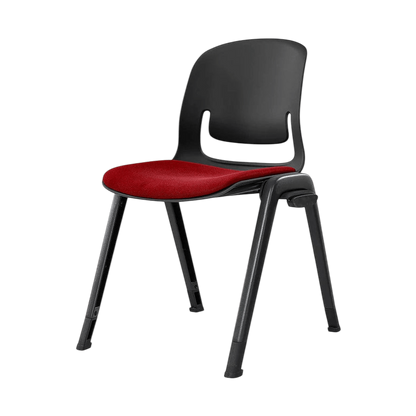 Palette Black Aluminuim 4 - Leg Chair Black Black PU