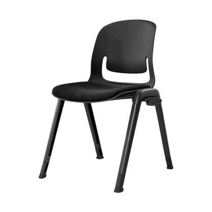 Palette Black Aluminuim 4 - Leg Chair Black Black PU