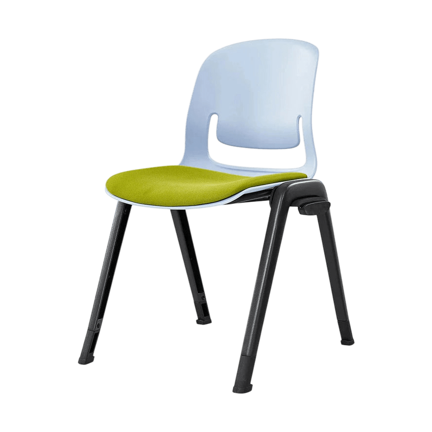 Palette Black Aluminuim 4 - Leg Chair Black Black PU