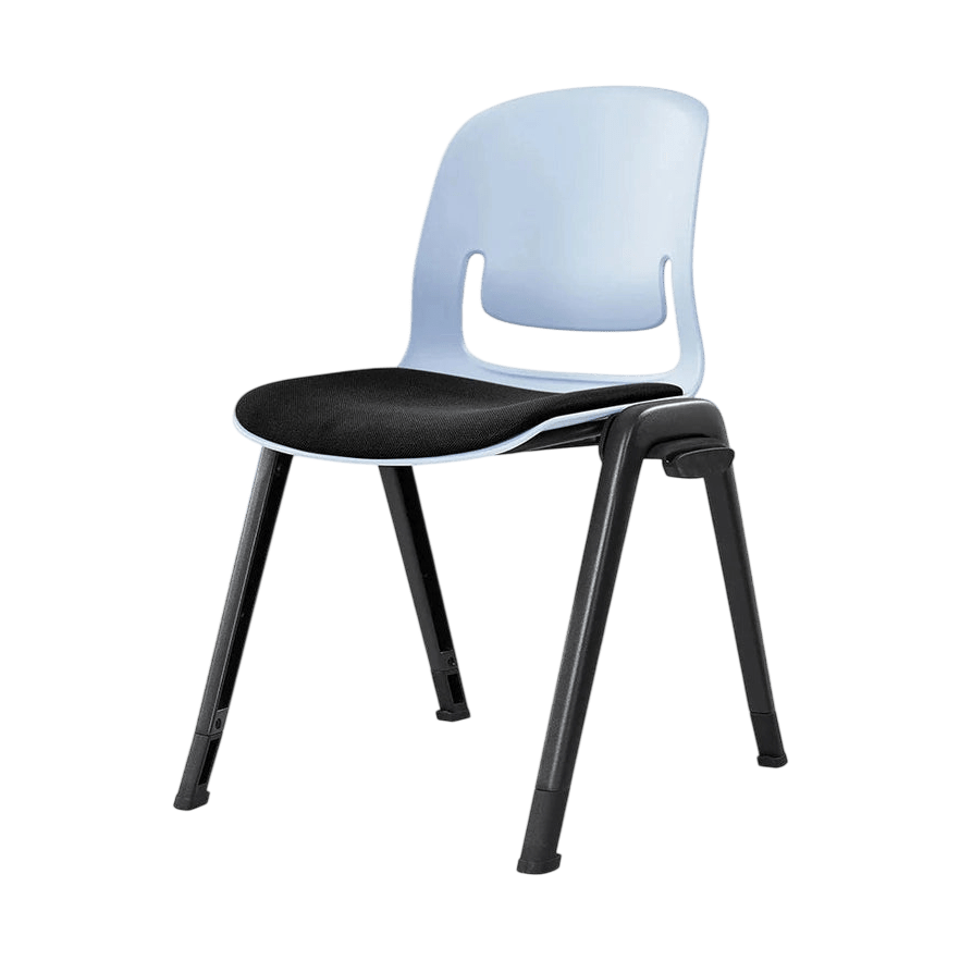 Palette Black Aluminuim 4 - Leg Chair Black Black PU