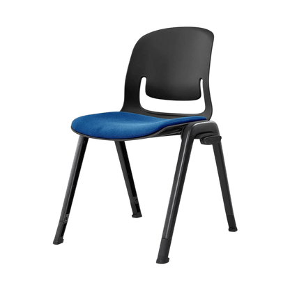Palette Black Aluminuim 4 - Leg Chair Black Black PU