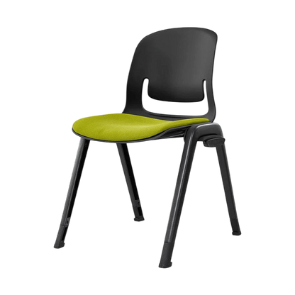 Palette Black Aluminuim 4 - Leg Chair Black Black PU