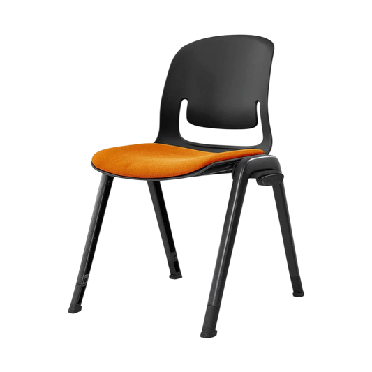 Palette Black Aluminuim 4 - Leg Chair Black Black PU