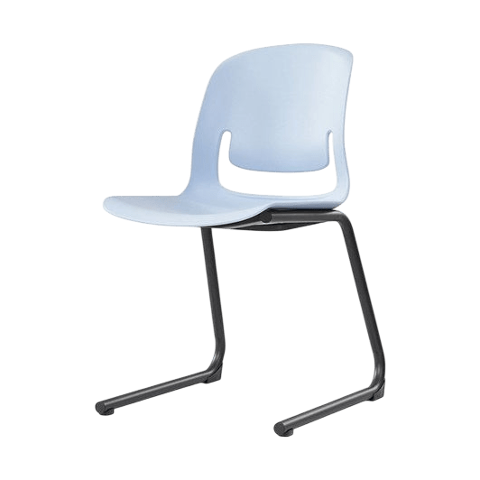 Palette Reverse Cantilever Chair Frame Only Black