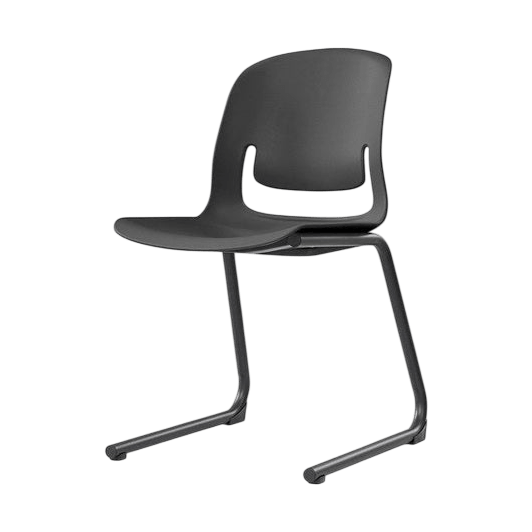 Palette Reverse Cantilever Chair Frame Only Black
