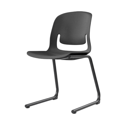 Palette Reverse Cantilever Chair Frame Only Black