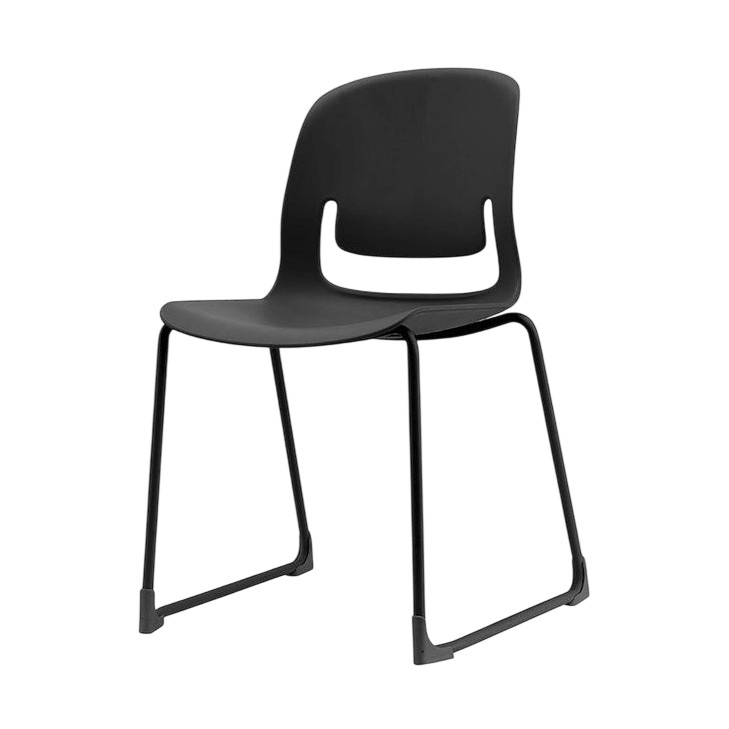 Palette Sled Base Chair Frame Only Black