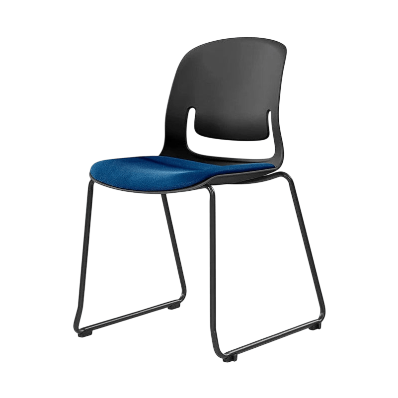 Palette Sled Base Chair Black Black PU