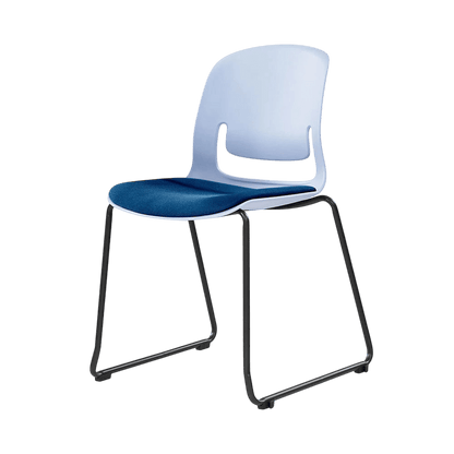 Palette Sled Base Chair Black Black PU