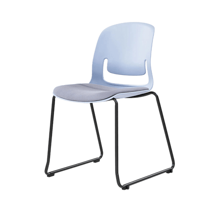 Palette Sled Base Chair Black Black PU