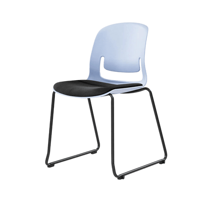 Palette Sled Base Chair Black Black PU
