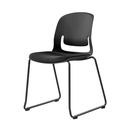 Palette Sled Base Chair Black Black PU